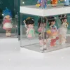 Acrylic Blind Box Showcase Storage Organizer Action Figures Display Case Dustproof Artcrafts Toy Doll Model Collectible 240131