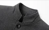 KAYOULAI Wool Blend Coat Men Winter Fashion Overcoat Male Thicken Keep Warm Jackets Trench Outerwear Stand Collar 240125