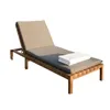 Кемпинговая мебель, элитная кровать из тикового дерева для отдыха на открытом воздухе, бассейн, курорт El