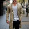 Mens Sticking Cardigan Jacket Coats Spring Autumn Slim Fit Coat Man British Style Button Long Sleeve Men Clothing 240130