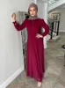 Ethnic Clothing Eid Muslim Dress For Women Chiffon Morocco Abaya Dubai Largos Turkey Islam Kaftan Robe Longue Musulmane Vestidos Ramadan