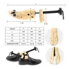 1PC Stretcher Shoes Tree Shaper Rack Unisex Shoe SML For Women Man Adjustable Wooden Pumps Boots Expander Trees Size 240130