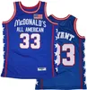 # 33 Camiseta de baloncesto All American Throwback Retro Jerseys cosido Maillot cosido 240122