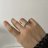 Кольца кластера Buyee, стерлинговое серебро 925 пробы, уникальный безымянный палец, яркий свет совы, циркон, открытый для женщин и девушек, отличные ювелирные изделия с животными, круг