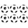 6pcs 32mm Table Soccer Footballs Replacements Mini Black and White Soccer Balls black and white football Table Soccer playiing 240127