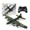 FX817 B17 RC Airplane Aircraft Remote Control Plane Fixing 24 GHz Glider Epp Foam RTF Planes Toys for Children 240119