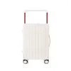 Suitcases 20''22''24''26'' Inch Multifunctional Wide Trolley Luggage Female PC Material Password Boarding Suitcase