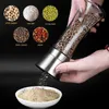 Manual Pepper Grinder With Adjustable CoarseMills Salt And Pepper Grinder For Home Kitchen Household Stainless Steelglass 240118