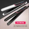 Professional Hair Straightener Ceramic Ionic Fast HeatUp Flat Iron Negative Ion Lcd Display 240126