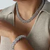 Kettingen Greatera 18K vergulde roestvrijstalen ketting Dikke kettingen voor vrouwen Dikke holle mesh choker ketting Waterdichte sieraden