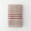 Towel Pure Cotton Striped Face Color Block Soft Thick Towels 34 74cm For Adults Kids Home Bathroom Spa Swim Toalla Serviette
