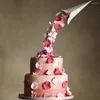 Feestelijke Benodigdheden Cake Stand Display Rack Antigravity Effect Frame Houder Bruiloft Verjaardagsfeestje Gereedschappen Siliconen Mal Reposteria