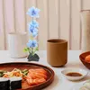 Conjuntos de louças vasos de plantas decoração artificial sashimi decoração floral interior enfeite de flores