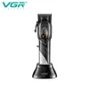 VGR002 9000RPM Máquina de corte de cabelo de salão de beleza com motor magnético sem fio recarregável Máquina de cortar cabelo profissional para homens 240131