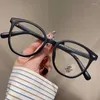 Sunglasses Frames Vintage Retro Style Frame Glasses For Women Round Shape Blue Light Blocking Men's Good Quality Women's Eyeglasses