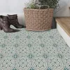 Funlife 20x300cm Adesivo per pavimenti in legno vintage bianco verde venato adesivo adesivo impermeabile per la casa adesivo da parete per bagno cucina 240127