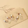 Bouteilles de stockage 5pcs 1ml 2ml 3ml 5ml Clear Dropper Glass Huile essentielle mignonne avec oeil pour parfum