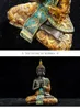 Woondecoratie Boeddhabeeld Hand Made Groene Hars Thailand Boeddha Sculptuur Boeddhisme Hindoe Fengshui Beeldje Meditatie 240202