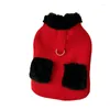 Vêtements pour chiens Vêtements d'hiver Harnais Gilet Laisse pour animaux de compagnie Plomb Yorkie Poméranie Caniche Bichon Schnauzer Petits vêtements