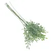 Decorative Flowers 10 Pcs Wedding Decor Simulated Green Plant Decoration Simulation Artificial Plants Stems Combination Picks Bride