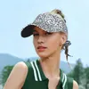 BERETS SOMMER AIR SUN HAT Black and White Music Notes Visor UV Protection Sports Tennis Golf Running Sunscreen Cap