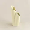 Vasi stile crema francese Instagram vaso in ceramica a doppia bocca simulazione avanzata decorazione artistica floreale