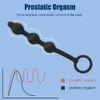 Strap On Penis Ring Inflatable Beads Anal Sex Toys For Men Prostate Massager Butt Plug Women Vaginal Expander Male Masturbator 240129