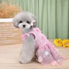 Dog Apparel Pet Clothes Wholesale Spring And Summer Lace Suspender Skirt Three-dimensional Princess Cat Thai D