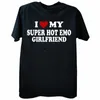 Erkek Tişörtleri Süper Emo'm SEVİYORUM Hip Hop Pamuk Sokak Giyim Kısa Kollu Doğum Günü Hediyeleri GF T-Shirt Erkekler
