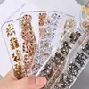 Nail Art Decorations 12 Grids/Box SS4-SS16 Crystal Rhinestones Mixed Sizes Flatback Stones Gems Luxury 3D DIY