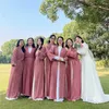 Roupas étnicas Eid Ramadan Muçulmano Mulheres Dama de Honra Casamento Noite Vestido Aberto Abaya Kaftan Kimono Cardigan Islâmico Caftan Dubai Robe