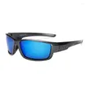 Óculos de sol ywjanp quadrado polarizado homens mulheres esportes estilo óculos de sol hd óculos de condução polaroid lente óculos masculino gafas de sol