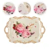 Plates Euro Pallet Useful Tea Cup Tray Desert Serving European Style Plate Melamine Decorative