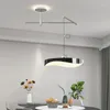 Lâmpadas pendentes Modern Chandelier Luzes Móveis para Jantar Ilha Mesa LED Interior Loft Swing Braço Pendurado Luminárias