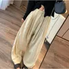 Women's Pants 2024 Graceful Short Coat High Waist Drape Wide Leg Two-piece Suit Early Autumn Sense Young Salt System Wear