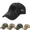 Casquettes de baseball Chapeaux de sports de plein air Casquette de baseball militaire verte Tactique Armée Soldat Tir de combat Boucle réglable Visière arrière Snapback