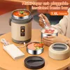 Caja de almuerzo con calefacción eléctrica USB de acero inoxidable Contenedor Bento Calentador de alimentos Cajas térmicas de alimentos para oficina y escuela 1.6L 240118