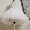 Damesnachtkleding Witte gewatteerde geplooide petticoat voor dames Trouwjurk Satijnen onderrok Esthetische rokken