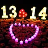 16/21 CM FAI DA TE Luci Luminose LED Lettera Luce Notturna Lettere Creative Alfabeto Numero Lampada a Batteria Decorazione Romantica Del Partito 240124