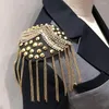 Brosches axel tofsels epaulet vackra legering brädet unisex stil badge brosch affärsdräkt tillbehör