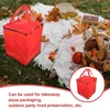 Dinnerware Delivery Bag Insulated Grocey Shopping Tote Handbag Picnic Container For Catering Meal Restaurant