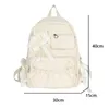 Zaino moda Canva Borse a tracolla antifurto Borsa da scuola per ragazze adolescenti Backapck Donna 240130