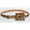 Herbst- und Winter Modedekoration Frauengürtelbeutel Trend Leopard Personalisierte Taille Seal Clothing Accessoires Fluffy Belt 240122