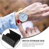 Watch Boxes Light Luxury Storage Box Miss Watches For Men Pu Travel Jewelry Organizer