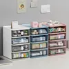 Stackable Desktop Storage Box Organizer Drawer Sundry Container Stationery Case Home 240125