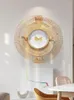 ウォールクロックハイエンドの豪華な金時計モダンデザインホームデコレーションファッションリビングルームダイニング