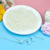 Charm Bracelets Round Pearls Beads Loose Spacer Faux Pearl DIY With Holes For Jewelry Making Vase Fillers