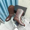 Altre scarpe Stivali in pelle da donna di qualità premium Nero Marrone 2 colori Pelle di pecora interna Taglia EUR 35-EUR 41 Martin Boots 25949