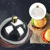 Ensembles de vaisselle Dôme de fusion de fromage Couvercles de cuisson à la vapeur ronds en acier inoxydable Couvercle de cuiseur à vapeur pour hamburger Couvercles de plat de steak Couvercles de plaque de cuisson Grill