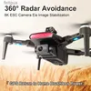 Drones LU9 RC Drone avec caméra 8K télécommande quadrirotor photographie aérienne avion professionnel GPS hélicoptère sans brosse YQ240211